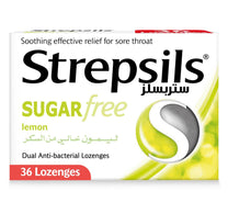 معينات ستربسلز بنكهة الليمون خالية من السكر، 36 قطعة