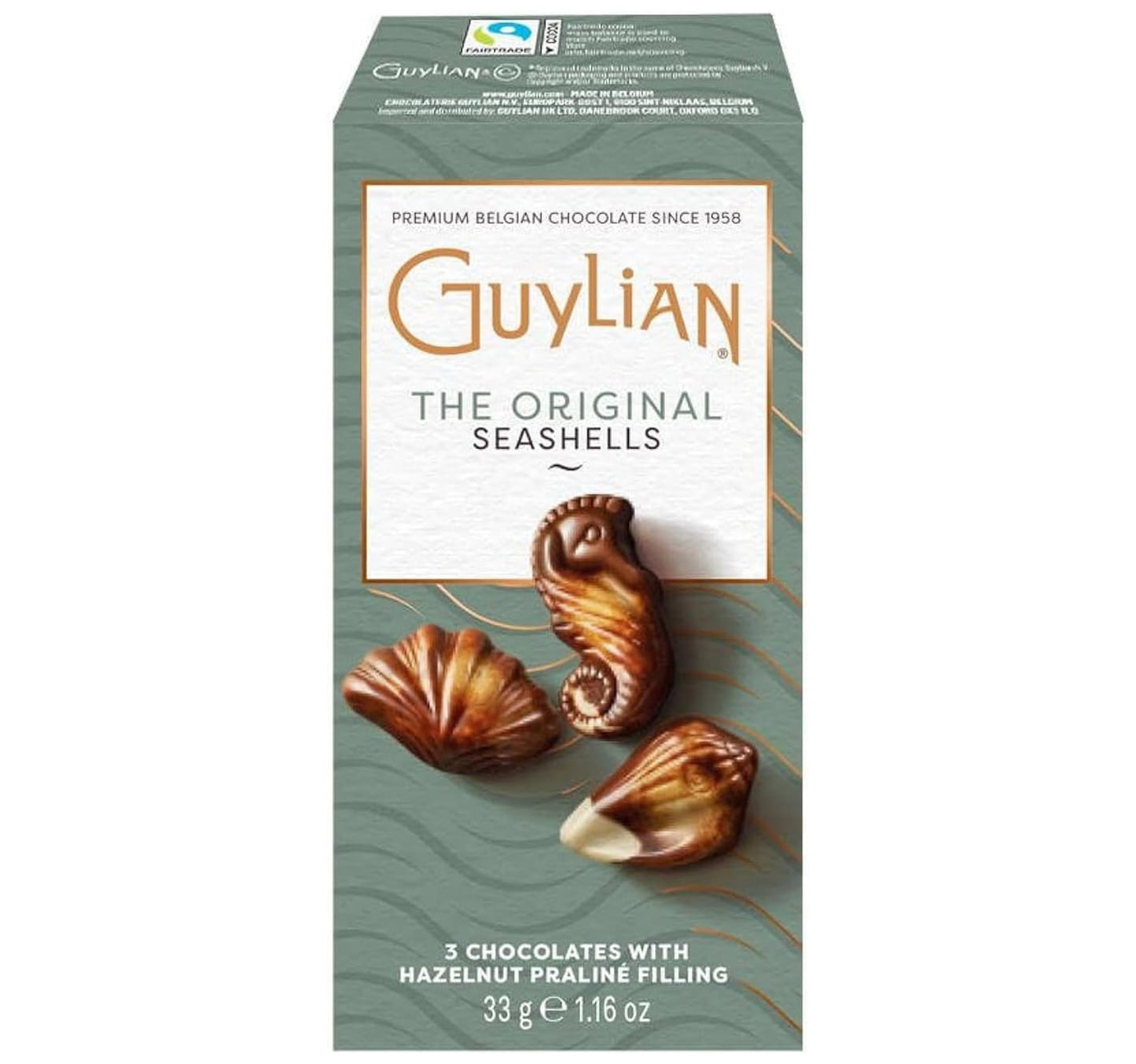 Guylian The Original Hazelnut Praline Filling Chocolate Seashells 33 g