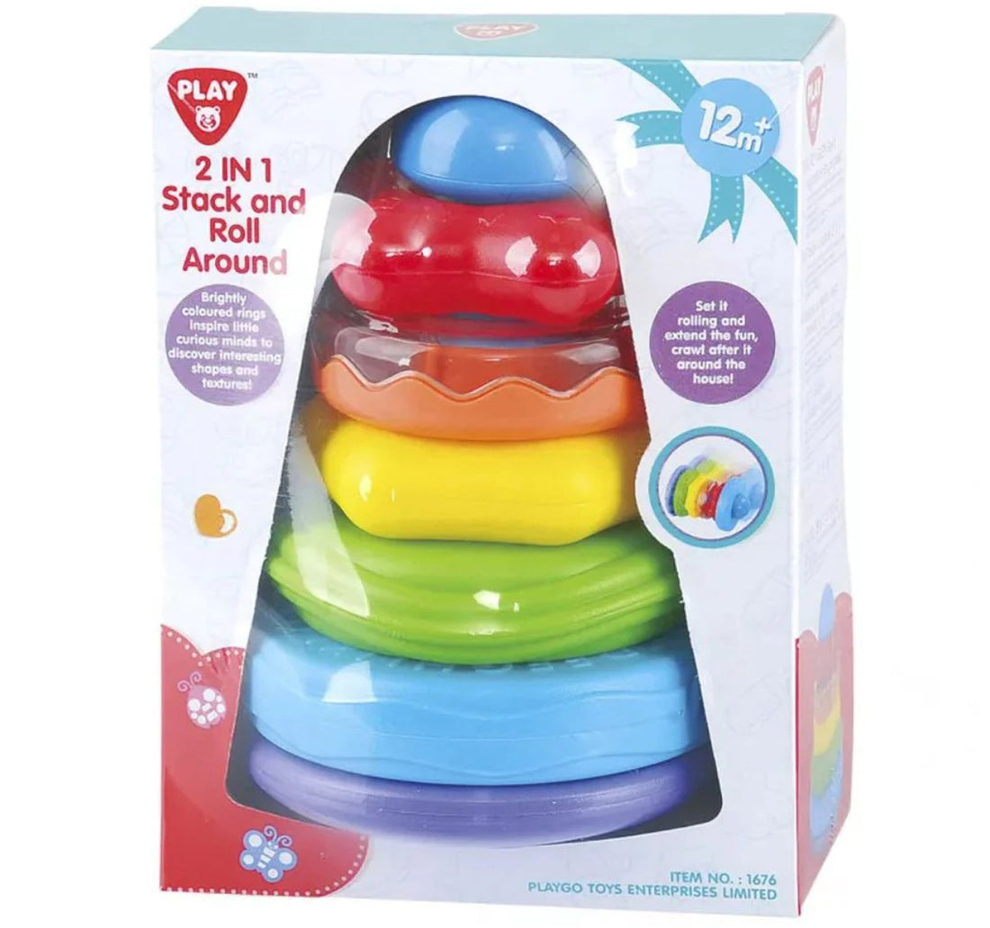 PlayGo Stack and Roll, Multicolor, 1677