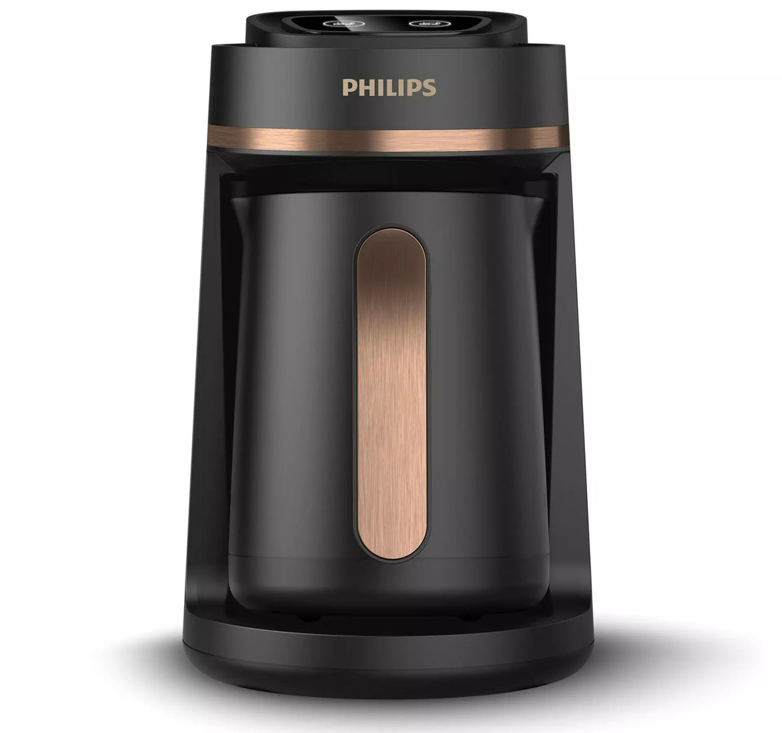Philips 5000 Series Turkish Coffee maker, 735W, Black/Brushed Copper, HDA150/62