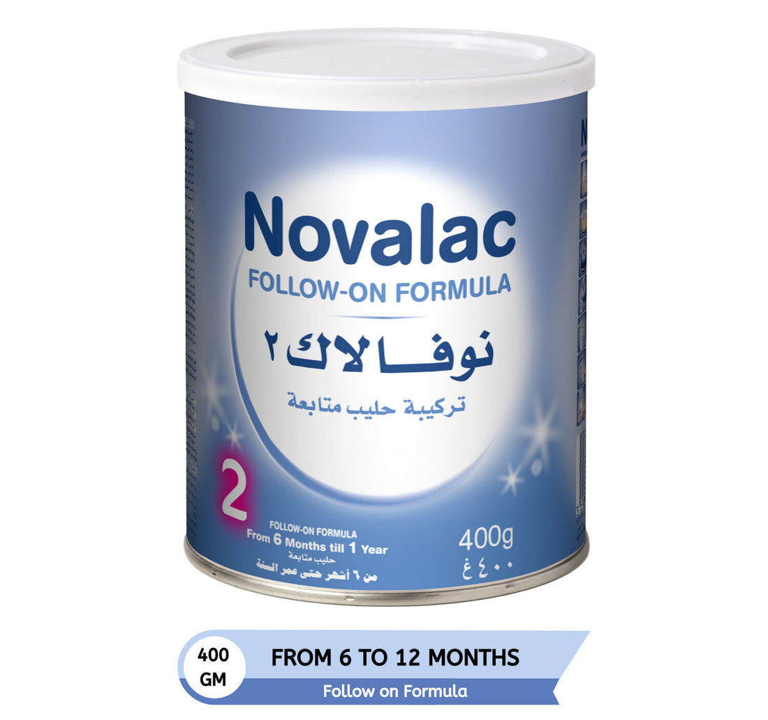 نوفالاك المرحلة 2 تركيبة متابعة للأطفال من عمر 6 إلى 12 شهرًا 400 جرام