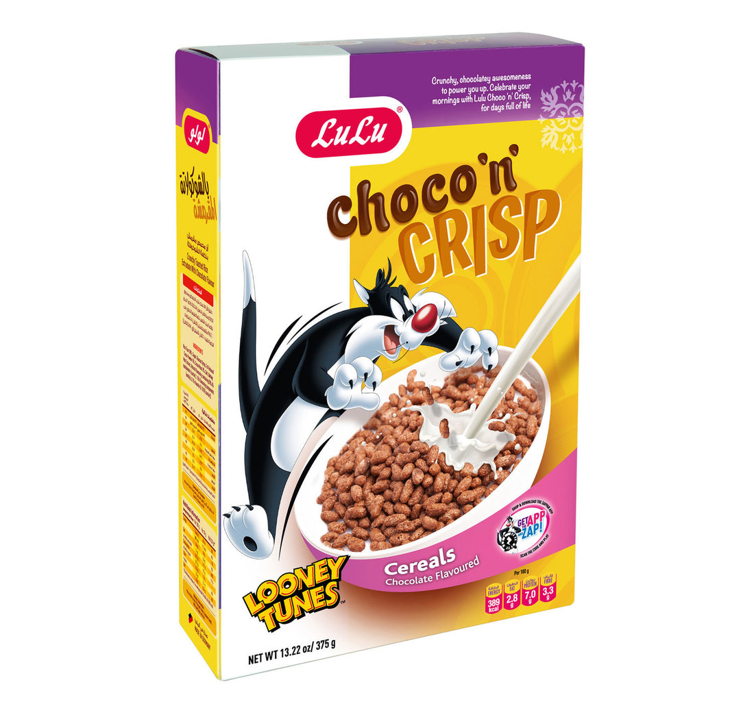 LuLu Choco 'N' Crisp Cereal 375 g