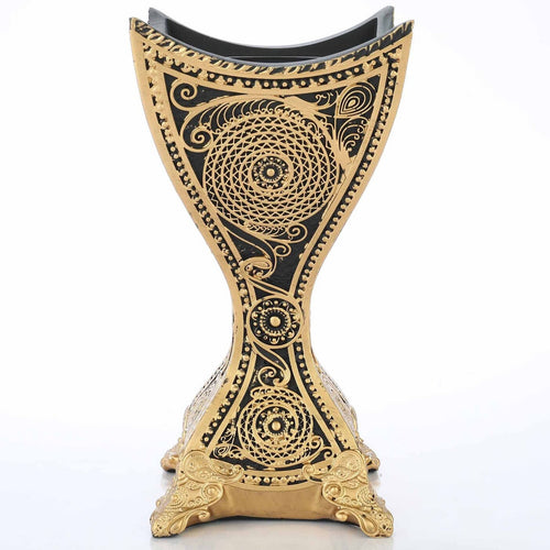 Maple Leaf Ceramic Burner Gold Black 22cm