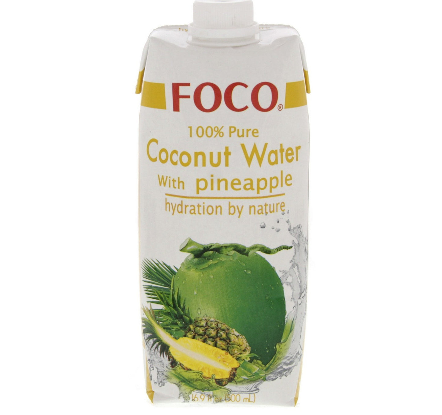 Foco 100% Pure Coconut Water with Pineapple 500 ml