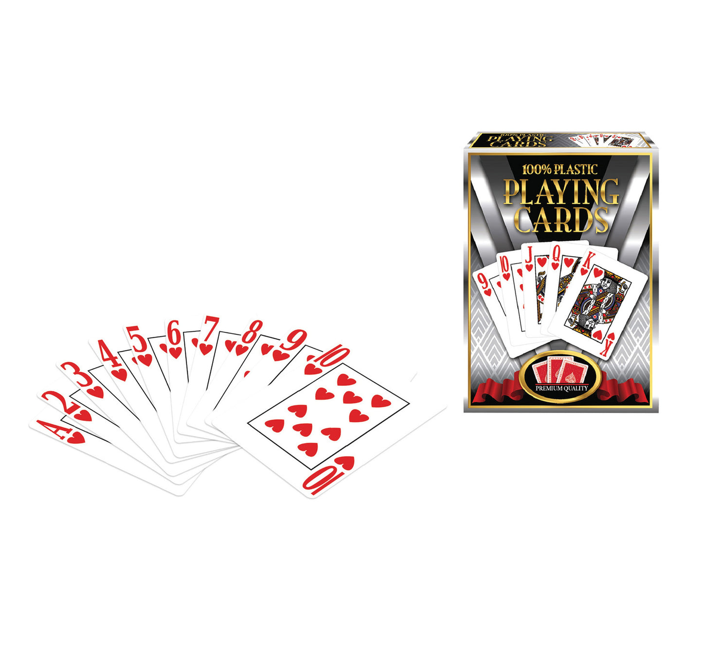 بطاقات لعب بلاستيكية ١٠٠٪ من Merchant Ambassador Classic Games، ST2107