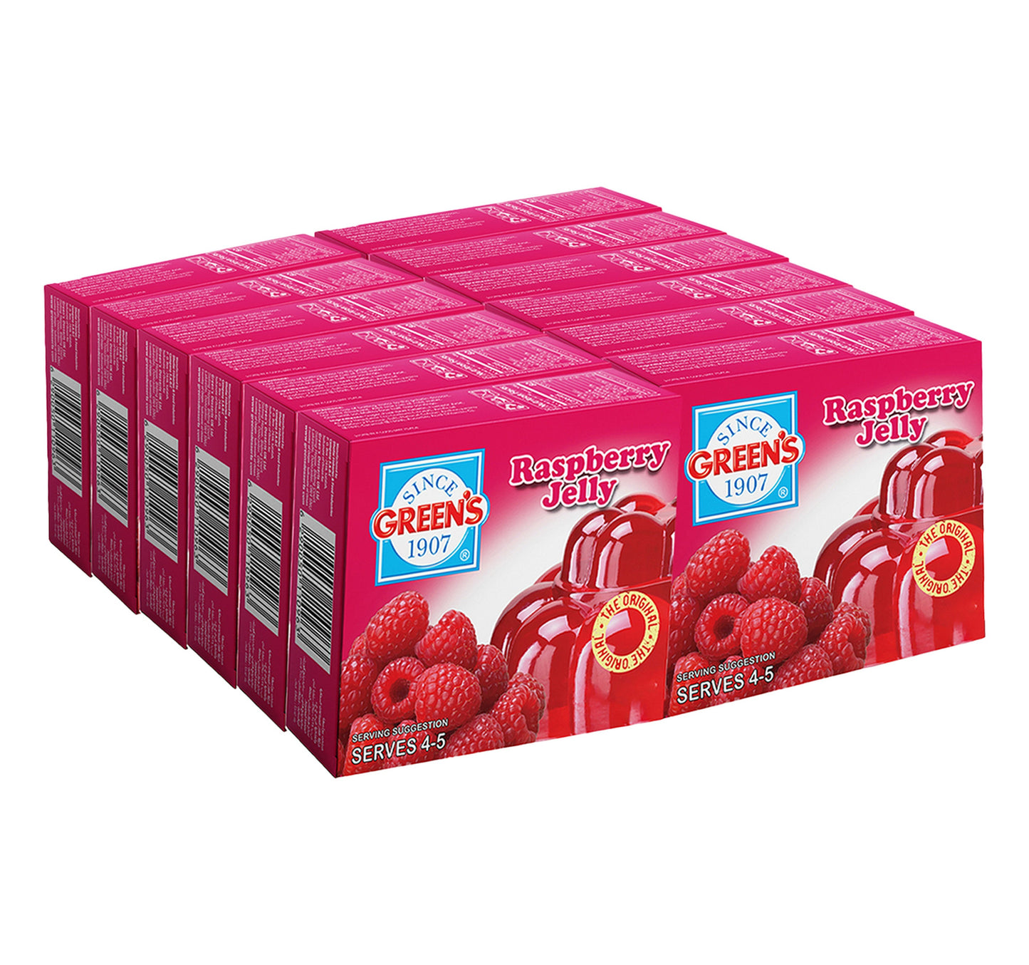 Green's Raspberry Jelly 12 x 80 g