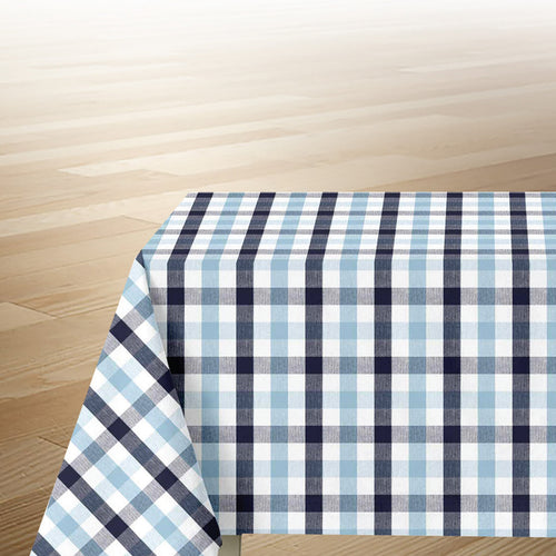 Homewell Cotton Table Cloth Check 150x260cm Assorted Per Pc