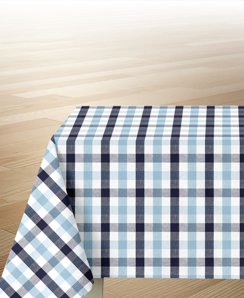 Homewell Cotton Table Cloth Check 150x260cm Assorted Per Pc