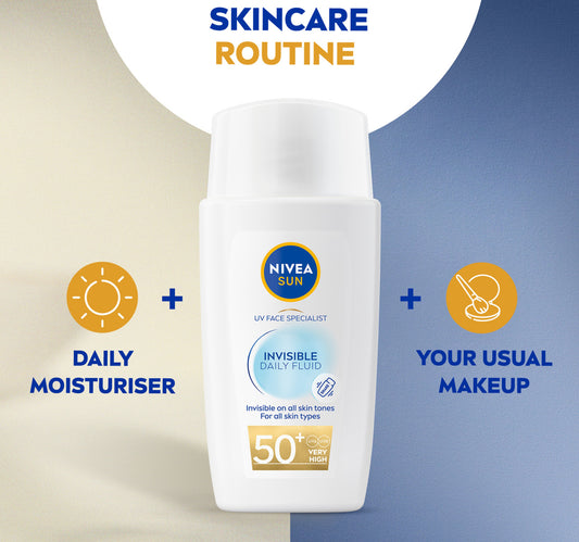 Nivea SUN UV Face Specialist Invisible Daily Sun Fluid SPF 50+ for All Skin Types 40 ml