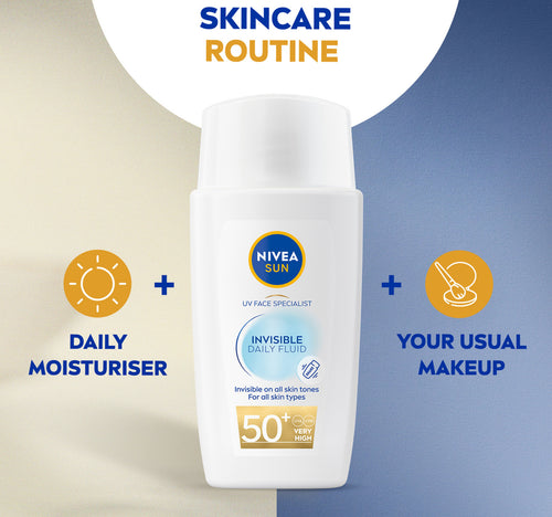 Nivea SUN UV Face Specialist Invisible Daily Sun Fluid SPF 50+ for All Skin Types 40 ml