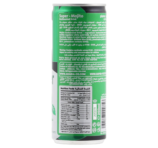 Super Carbonated Drink Mojito 250 ml