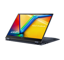 Asus 2-in-1 Vivobook S 14 Flip Laptop, 14 inches WUXGA Display, AMD Ryzen 5 7430U Processor, 8 GB RAM, 512 GB SSD, Windows 11 Home, Quiet Blue, TN3402YA-LZ327W