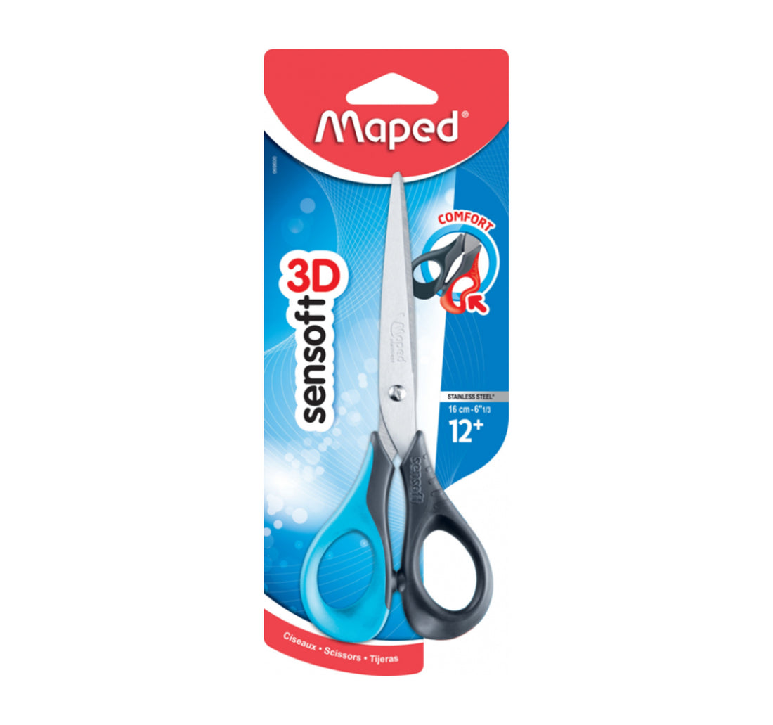 Maped Scissor Stainless Steel Sensoft 16cm MD-069600