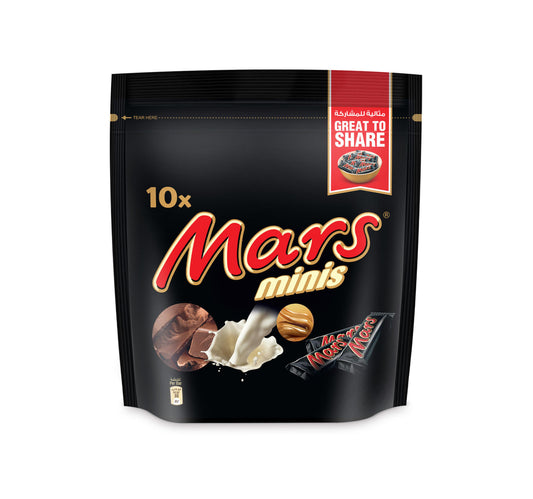 Mars Minis Pouch 10pcs 180 g