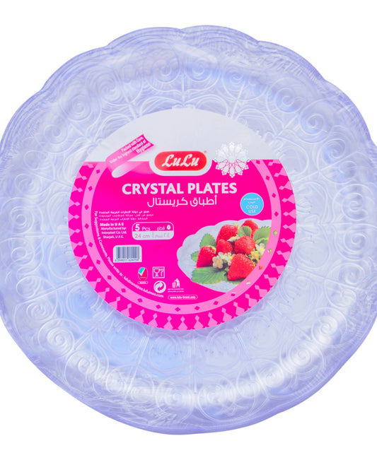 LuLu Crystal Plates 24cm 5 pcs