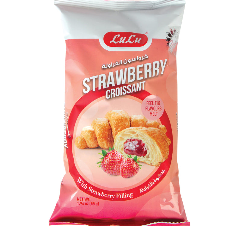 LuLu Croissant With Strawberry Filling 55 g