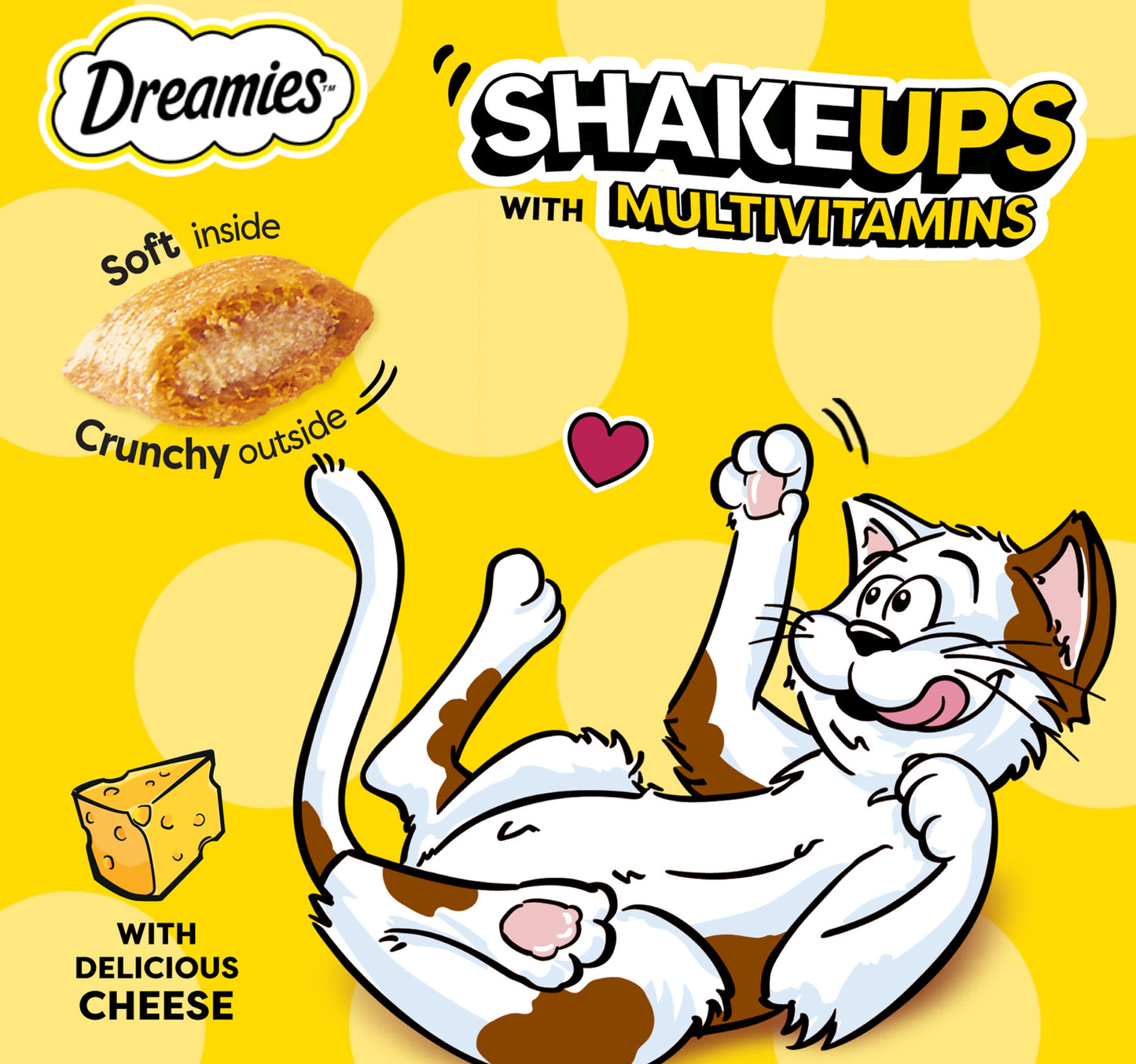 Dreamies Cat Treats with Delicious Cheese 60 g