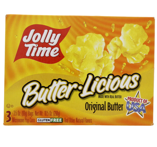 Jolly Time Butter-Licious Microwave Pop Corn 298 g