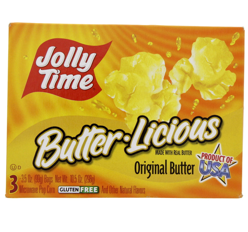 Jolly Time Butter-Licious Microwave Pop Corn 298 g Lulu Hypermarket