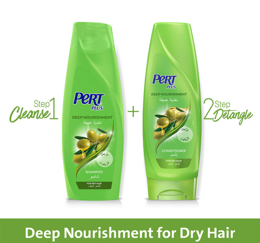 Pert Plus Deep Nourishment Shampoo with Olive Oil Value Pack 2 x 400 ml