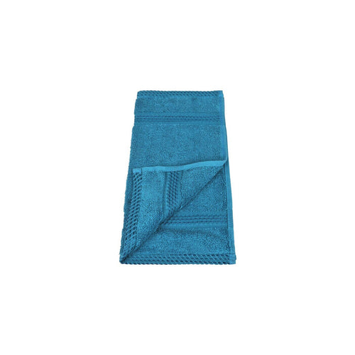 Laura Collection Face Towel, 30 x 30 cm, Turquoise