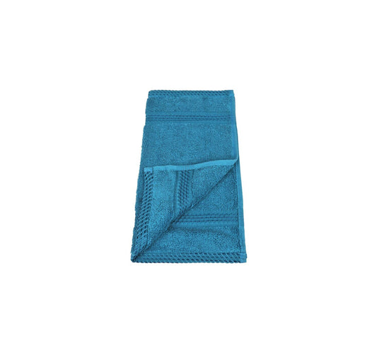 Laura Collection Face Towel, 30 x 30 cm, Turquoise