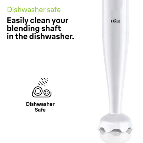 Braun Multi Quick Hand Blender, 450W, White, MQ10.001P
