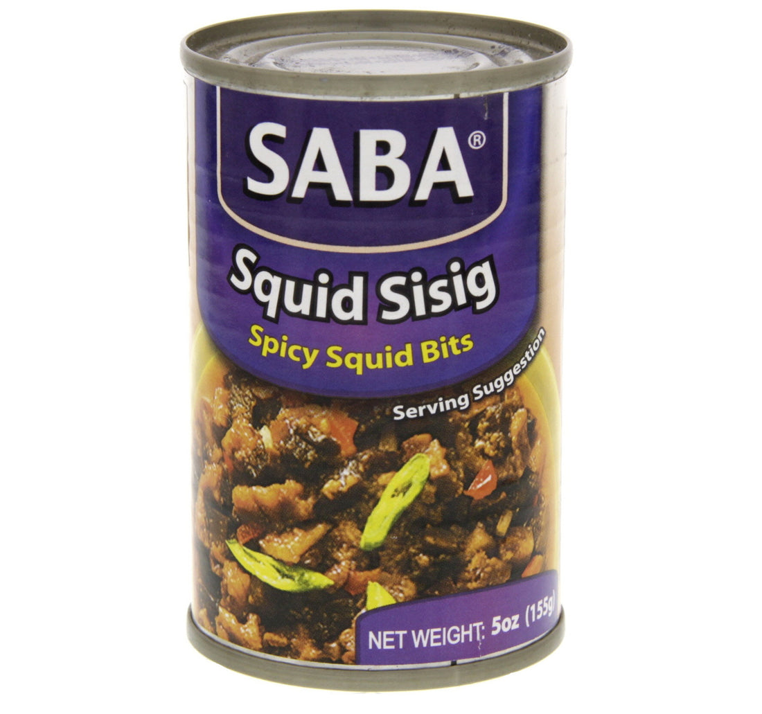 Saba Squid Sisig Spicy Squid Bits 155 g