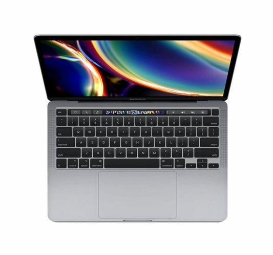 Apple MacBook Pro MXK52HN/A Touch Bar with Touch ID, Intel Core i5 Processor 8th Generation with 128MB eDRAM (Turbo Boost up to 3.9GHz), 8GB RAM, 512GB SSD, 13.3" Retina LED - Backlit Display, English Keyboard, Space Grey
