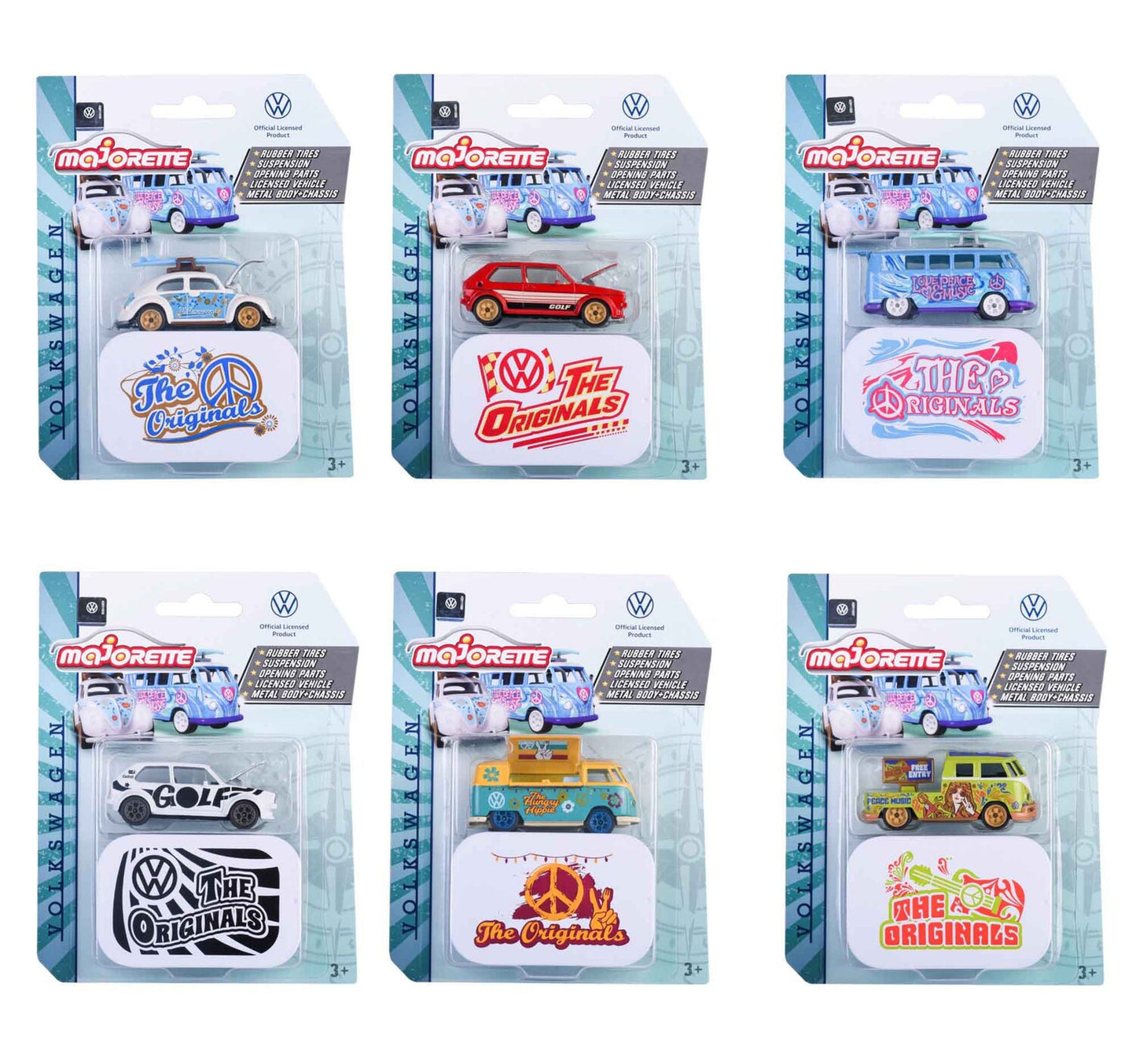 Majorette Volkswagen Car, 1 pc Assorted, 212055005