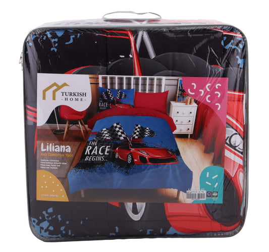 Turkish Home Kids Comforter Single 4pcs Des 01
