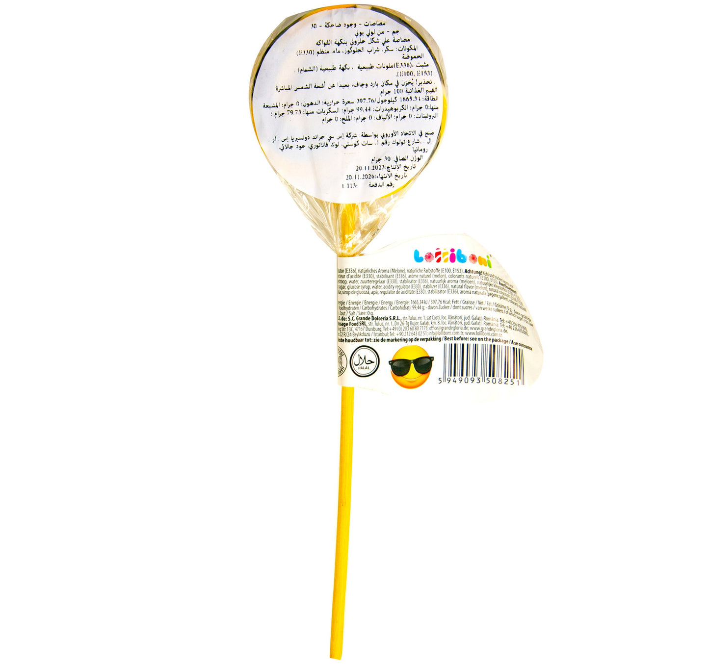 Lolliboni Happy Face Lollipop 30 g