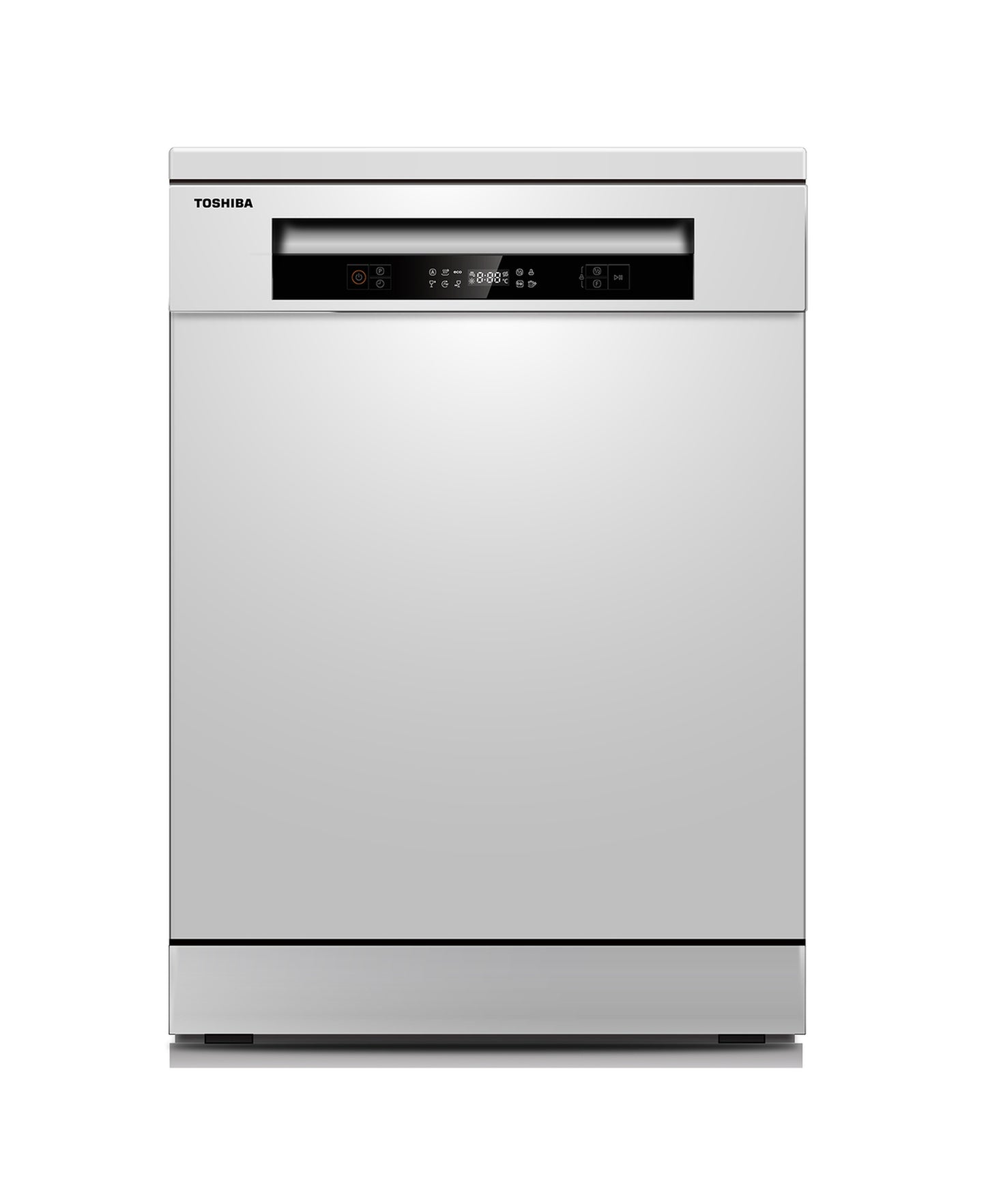Toshiba Free Standing Dishwasher, 6 Programs, 14 Place Settings, White, DW-14F1ME(W)