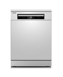 Toshiba Free Standing Dishwasher, 6 Programs, 14 Place Settings, White, DW-14F1ME(W)