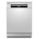 Toshiba Free Standing Dishwasher, 6 Programs, 14 Place Settings, White, DW-14F1ME(W)