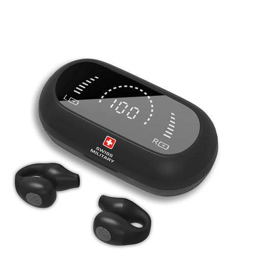 Swiss Military True Wireless Earbuds Delta 4 Black