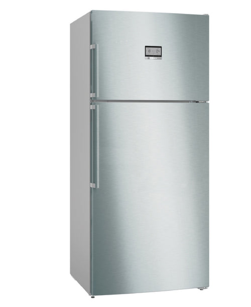 Bosch Series 6 Double Door Refrigerator, 687L, Brushed steel, KDN86HI30M