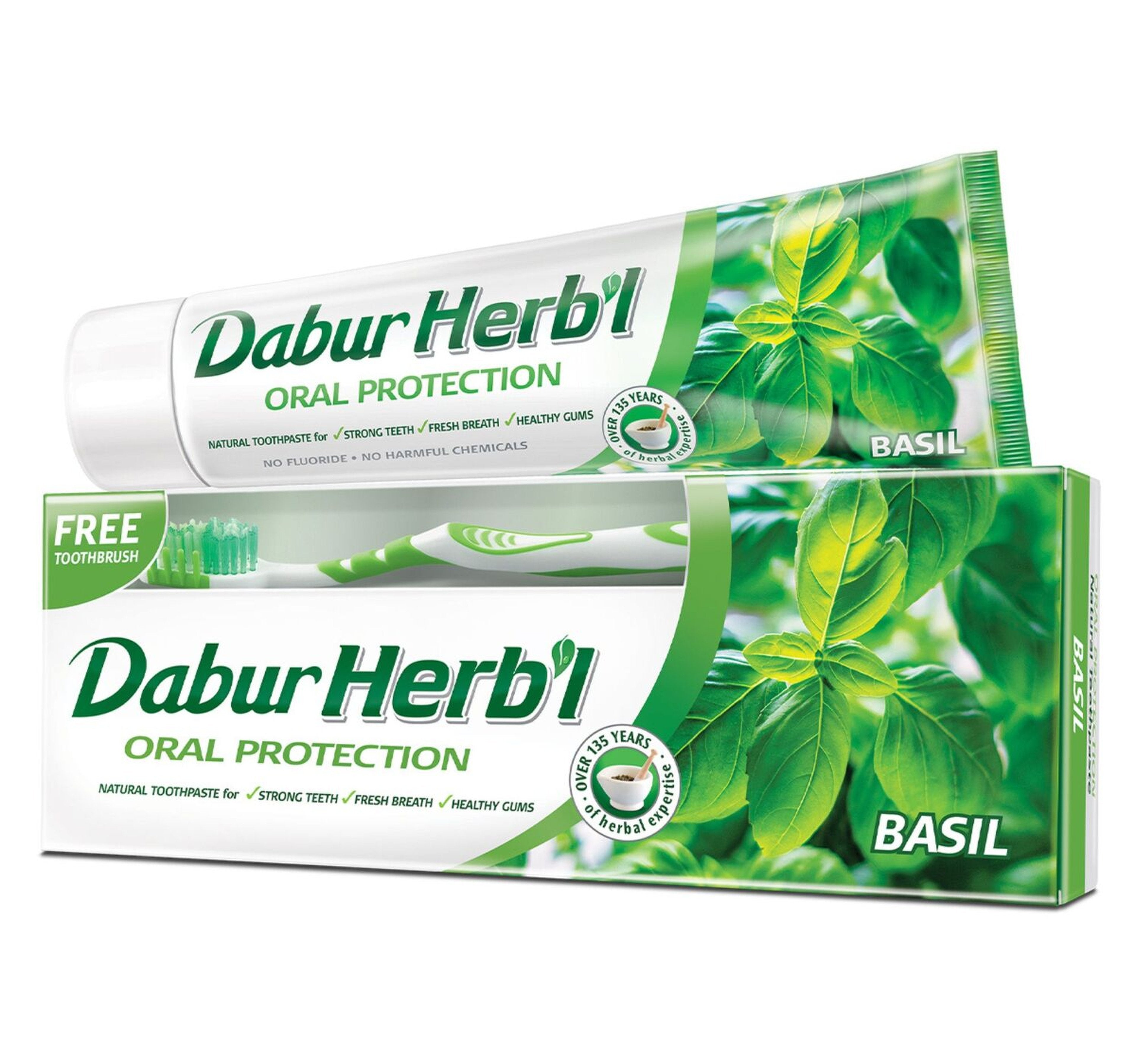 Dabur Herbal Basil Oral Protection Toothpaste 150 g – Shefs