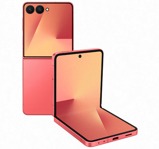 Samsung Galaxy Z Flip7 F766 5G Smartphone, 12 GB RAM, 512 GB Storage, Coral Red, SM-F766BZREMEA