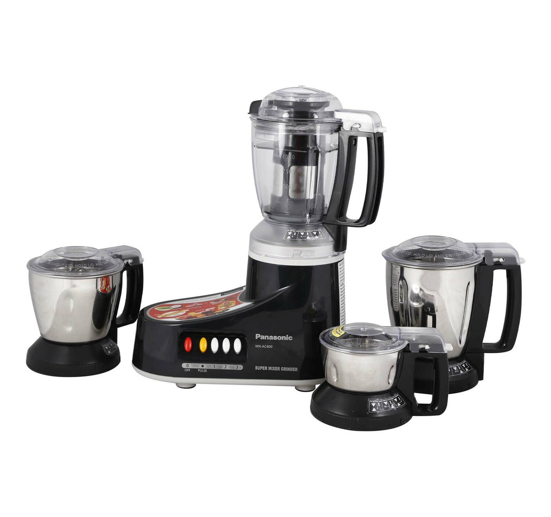 Panasonic Mixer Grinder with 4 Jar, MX-AC400