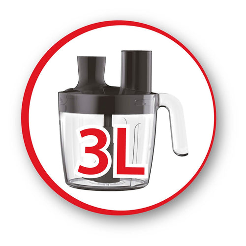 Moulinex Quick Chef Hand Blender 20Sp, Food Processor, Chopper DD65J827 1000W