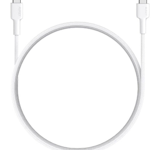Aukey CD45 USB-C Cable 0.9m White