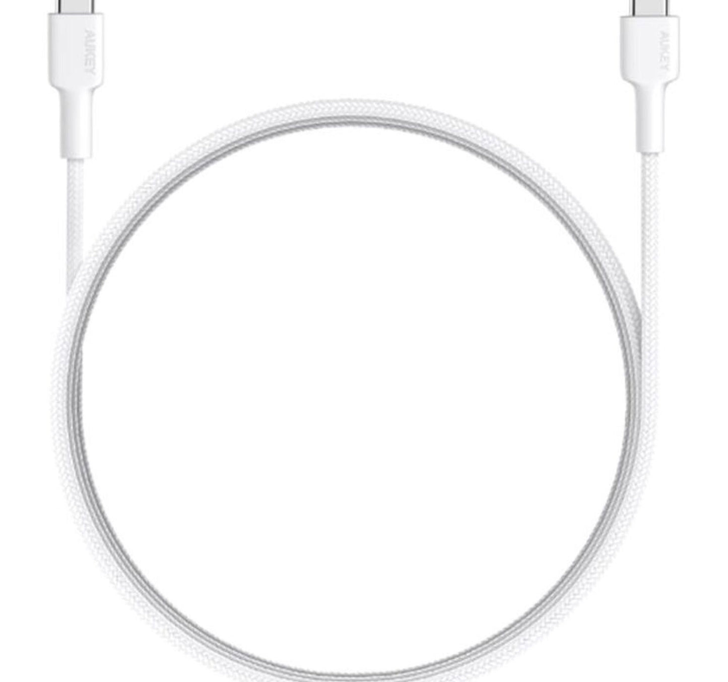 Aukey CD45 USB-C Cable 0.9m White
