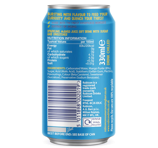 Rubicon Sparkling Mango 330 ml