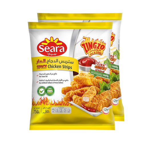 Seara Zingzo Spicy Chicken Strips 2 x 750 g