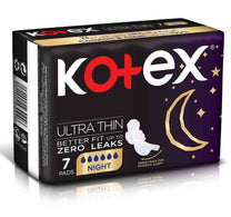 Kotex Ultra Thin Overnight Protection Sanitary Pads with Wings 7 pcs