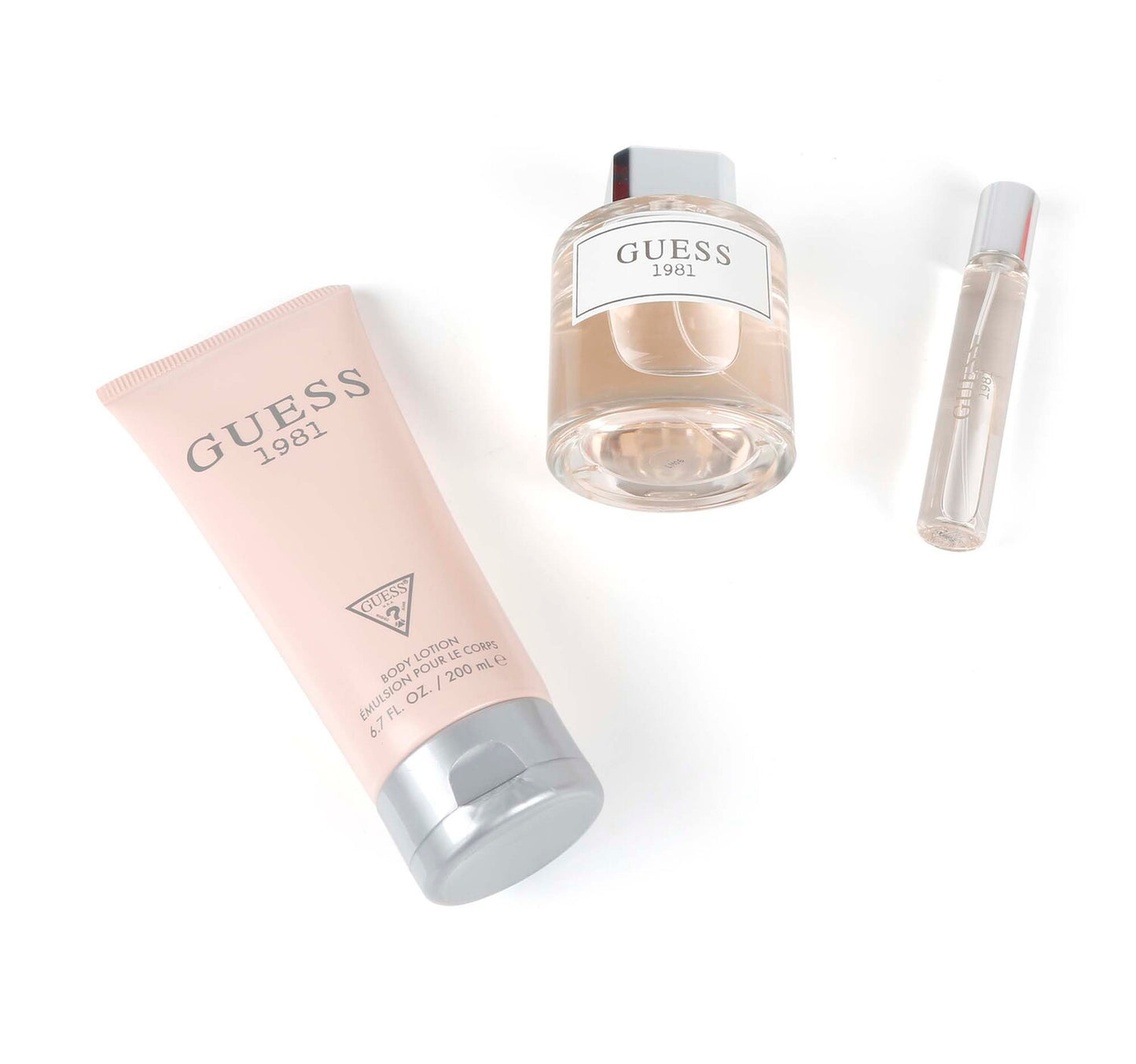 Guess 1981 Set For Women, 100 ml Eau De Toilette Spray, 200 ml Body Lotion, 15 ml Eau De Toilette Spray