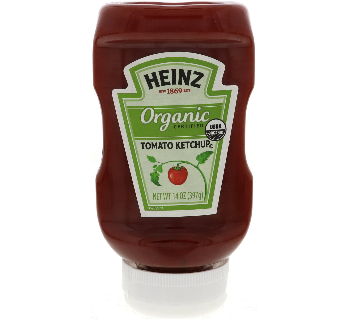 كاتشب الطماطم العضوي من هاينز 397 جرام