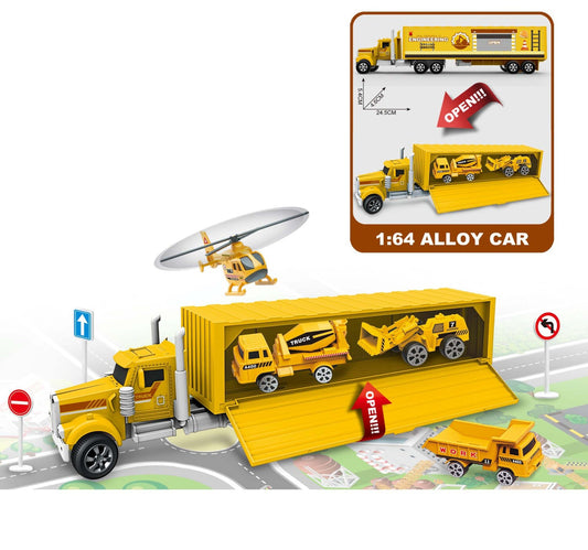Skid Fusion Truck With Map Play Set 660-A349