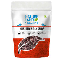 Natureland Organics Mustard Black Seeds 150 g